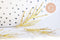 Pendentif branche feuille laiton 39mm,breloque laiton brut, bijou laiton,feuille dorée pour création bijoux x1 (G6278)