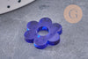 Pendentif fleur acrylique 20mm, x4 (G10271)