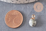 Pendentif goutte labradorite,pendentif pierre,bijou pierre,pendentif pierre, labradorite naturel,pendentif labradorite,14mm,x 2, (G0028)