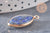 Pendentif goutte lapis lazuli naturel 25mm, x1 (G5212)