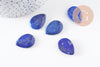 Pendentif goutte lapis lazulis naturelle 25.5mm, x1 (G10076)