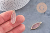 Pendentif goutte quartz rose,pendentif bijoux,pendentif pierre,quartz rose naturel,pendentif quartz rose,28.5-30mm, x1 G5225