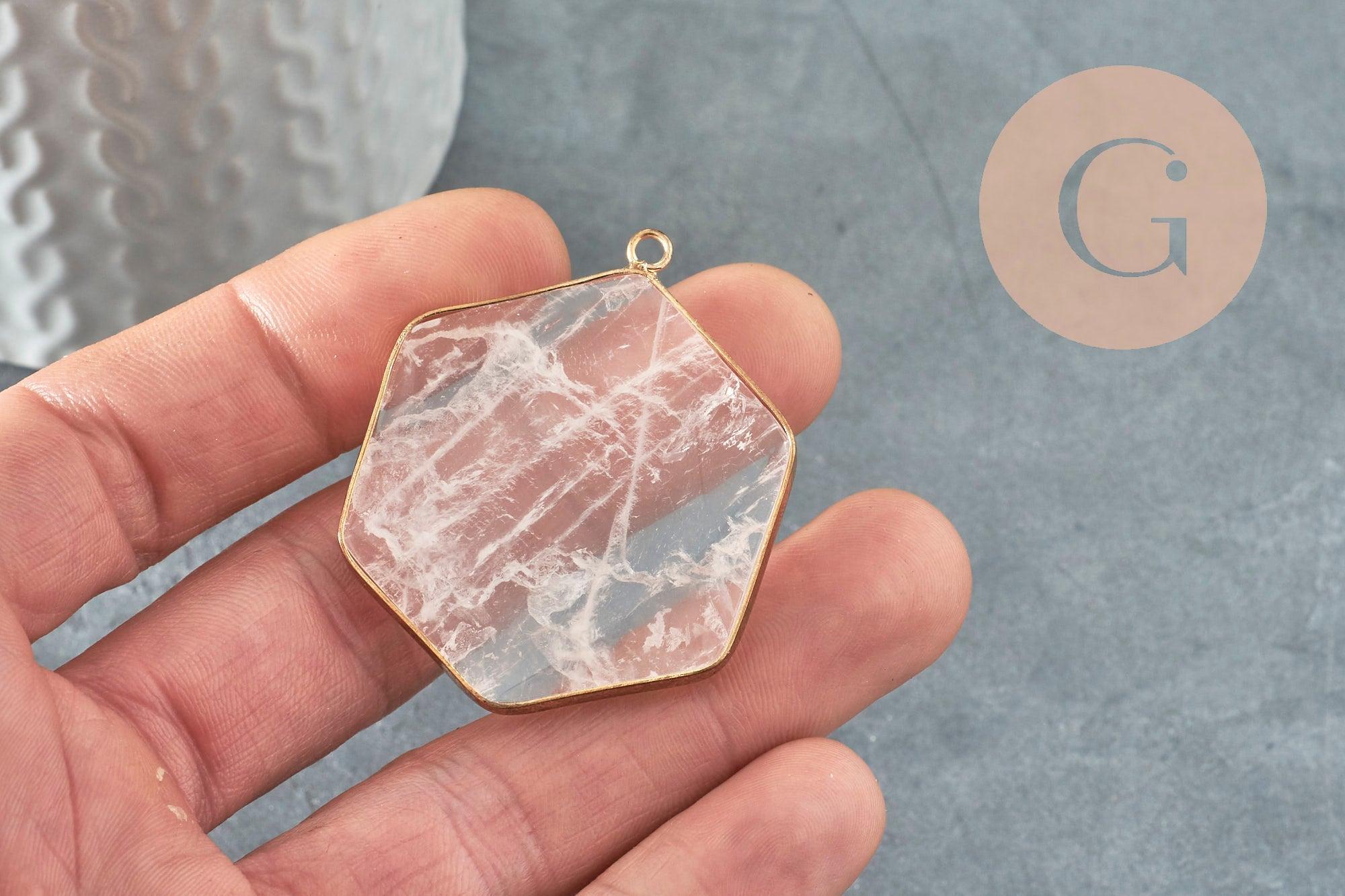 Pendentif cristal de roche - Pendentifs/Pendentifs galets - Les Mines de Gaia Pendentif cristal de roche - Pendentifs/Pendentifs galets - Les Mines de Gaia