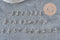 Pendentif lettre initiale stylisé acier inoxydable platine 12.5mm, x1 (G11373)