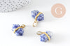 Pendentif pointe sodalite bleue,fourniture créative,pendentif bijoux, fabrication bijoux, pendentif pierre,sodalite naturelle,22mm, x1 (G1145)
