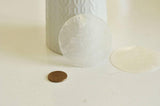 Pendentif rond nacre blanche, pendentif coquillage, coquillage blanc,nacre,coquillage naturel,création bijoux,60mm, x1 G0094