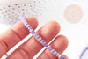 Perle abacus jade violet,perle jade,pierre naturelle,jade naturel,perle pierre,perle facette,jade,4x2mm, fil 35cm, x1 (G4711)