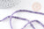Perle abacus jade violet,perle jade,pierre naturelle,jade naturel,perle pierre,perle facette,jade,4x2mm, fil 35cm, x1 (G4711)