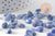 Perle chips bleue aventurine naturelle 5-11mm, x55g (G11027)