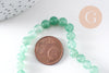 Perle jade vert ,perles rondes,perle jade,jade naturel, jade vert,pierre naturelle, 6mm, le fil de 60 perles,(G2509)