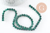 Perle jade vert,perles rondes,perle jade,jade naturel, jade vert,pierre naturelle, 6mm, le fil de 60 perles, x1(G1785)