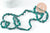 Perle nugget malachite naturelle 5-14mm, fil de 85cm x1 (G3524)