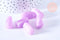 Perle rectangle tube imitation gemme plastique violet améthyste 25x11.5mm, perle plastique coloré, x 10 perles G6632
