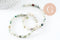 Perle ronde agate mousse naturelle 6mm, x1 fil de 37.5cm (G1536)