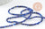 Perle ronde lapis lazuli naturel 2mm, x1 fil de 43cm (G3118)