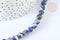 Perle ronde sodalite bleue naturelle 8-8.5mm, x1 fil de 38cm (G7072)