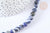 Perle ronde sodalite bleue naturelle 8-8.5mm, x1 fil de 38cm (G7072)