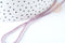 Perle ronde verre facettée irisée transparente violet clair 2mm, fourniture DIY, x1 de 37cm (G7333)