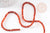 Perle rondelle cornaline orange naturelle lisse, pierre naturelle, 4-4.5mm, fil de 38cm, x1 (G4547)