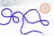 Perle rondelle cristal facetté bleu roi 2mm, x1 fil de 37cm (G7241)