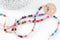 Perle rondelle jade multicolore,perle jade,pierre naturelle,jade naturel,perle facette,jade,4mm,fil de 38cm, x1 (G1989)