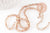 Perles abacus cristal doré irisé facette 4x3mm, x1 fil de 45cm (G7496)