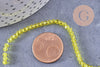 Perles abacus cristal jaune 2.9mm, x1 fil de 35cm (G10949)