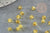 Perles cristal facette jaune, cristal autrichien, perles bicone, perles cristal toupies ,4mm x20 G4684