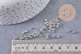 Perles intercalaires fer platine 3mm, x10gr (G2603)