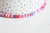 Perles polymère multicolore heishi 4mm, Perles plastique, perle heishi,perle disque, 4mm,le fil de 320 perles G3606