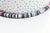 Perles polymère multicolore heishi 6mm, Perles plastique, perle heishi,perle disque, fourniture créative,6mm,le fil de 320 perles G4515