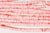 Perles polymère rose clair heishi 6mm,fabrication bijoux,Perles plastique,perle disque, 6mm,le fil de 380 perles G4422