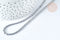Perles rocaille Tube gris métallisé mat 4.5x2.5mm,perle tissage rocaille, perles rocaille ,perle tube Doré, x1 (G7340)
