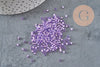 Perles rocaille tube verre violet silver lined 2.5mm, x1 sachet de 8g (G11405)-Perles-Gingerlily Perles