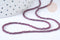 Perles rondes verre violette facettes 2mm, cristal,x1 le fil de 38cm (G7952)