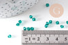 Perles toupie bicone cristal autrichien facette vert 4mm, x20 (G10514)
