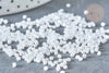 Perles tube blanc opaque façon Delica miyuki, x1 Sachet 8g (G8136)