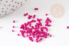 Perles tube rose foncé opaque façon Delica miyuki 1.5-2mm, x1 sachet de 8gr (G9165)