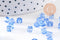 Perles verre carrées bleu clair 5mm, x50 (G2456)