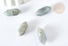 Pierre labradorite naturelle double pointes 19~22mm, labradorite naturelle, séance lithothérapie, x1 G7534
