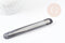 Pince brucelle fine acier platine 125mm, x1 (G1416)