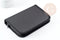 Pochette rangement outils noir rectangulaire imitation cuir 22cm, x1 (G0871)