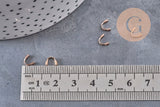 Protège-fil acier acier 316 inoxydable or rose IP 6.3-7mm, x10 (G10974)
