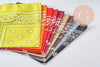 Paisley pattern bandana, polyester, 55cm, x1 (G10691)