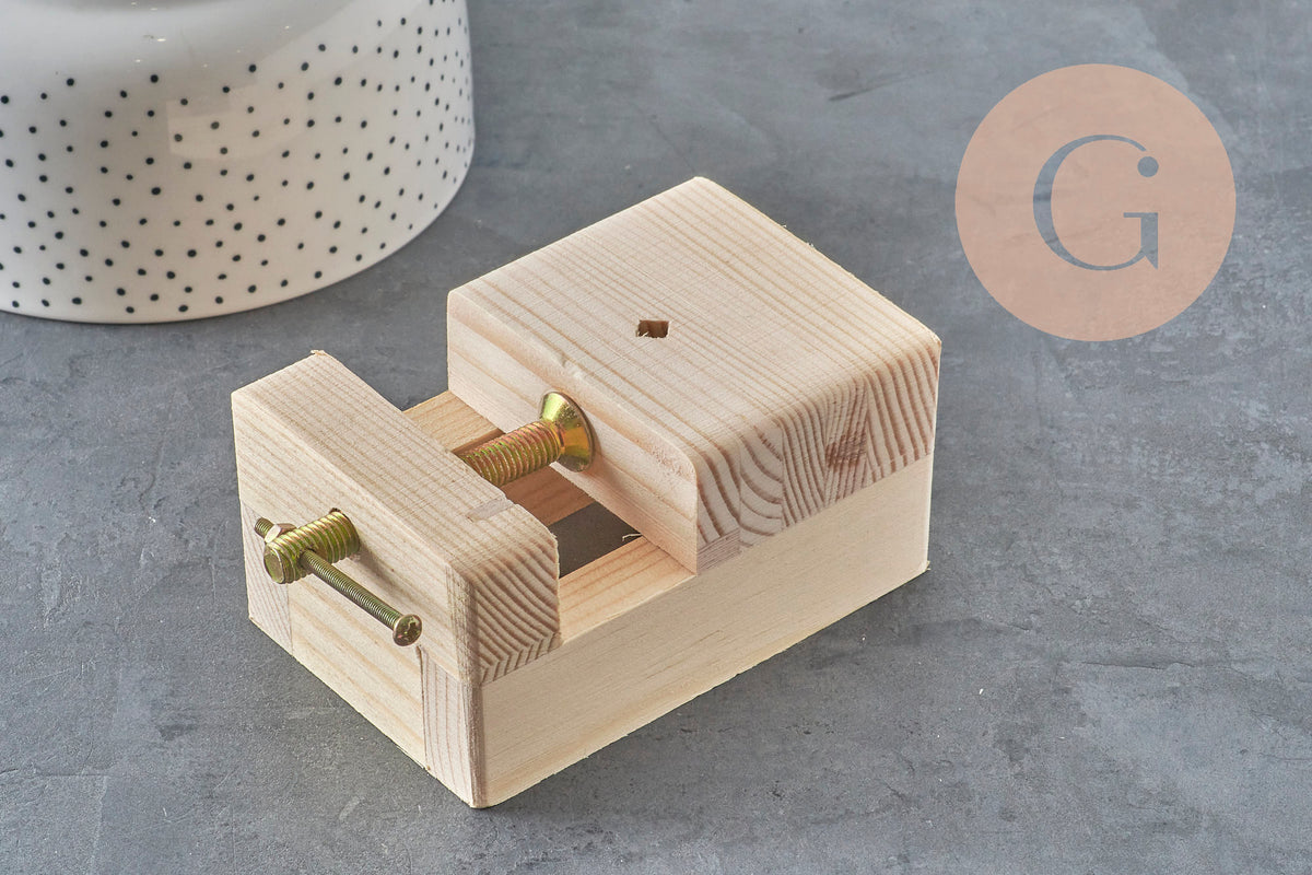 Tornillo de banco para madera, herramienta de joyería, fabricación de joyas, una herramienta que sujeta tu pieza, abrazadera, carpintería, x1 G3350