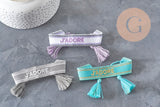 Embroidered Bracelet I LOVE HOPE EFJF, x1 (G7649)