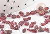 Sable chips pierre grenat rouge bordeau naturel 3-6mm non percé, x20gr (G0261)