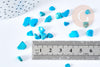 Sable chips pierre howlite turquoise naturel 5-10mm non percé, x20gr (G8692)