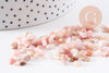 Sable chips pierre opale rose naturelle 3-5mm non percé, x20gr (G0235)