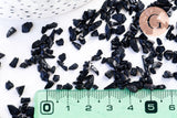Sable chips pierre tourmaline noire 2-12mm non percé, x20gr (G5786)